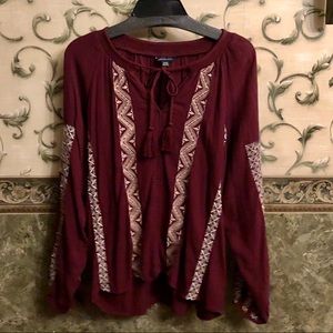 new! American Eagle boho top